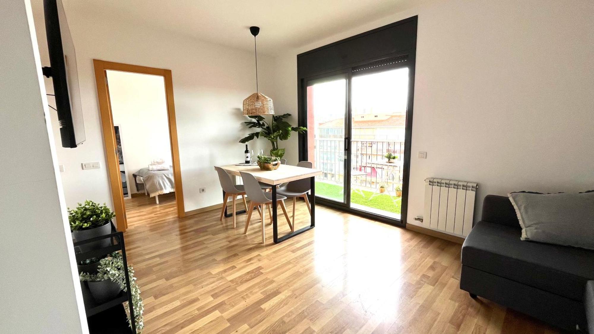 Apartamento Con Terraza By Prestigi テラサ エクステリア 写真