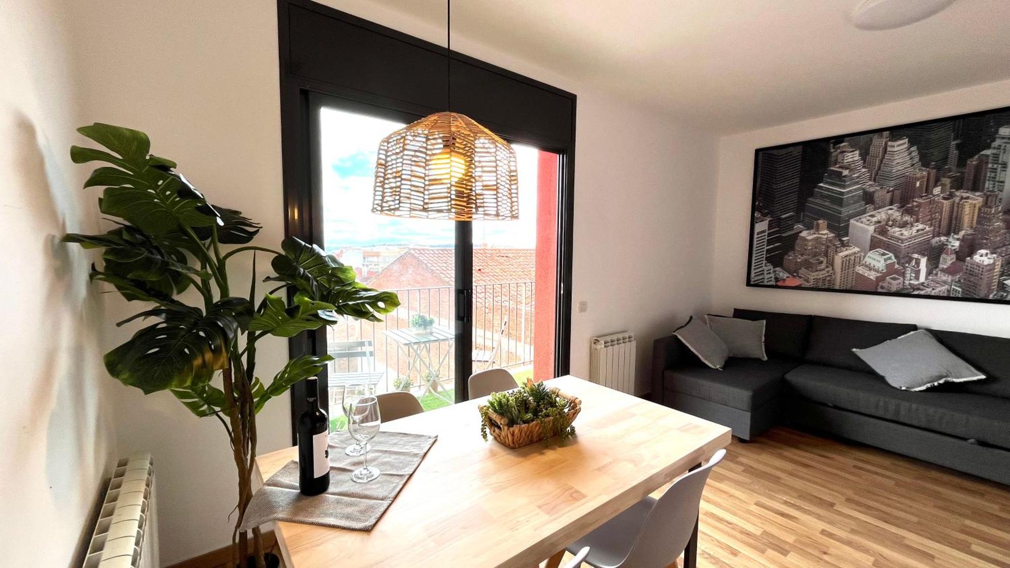 Apartamento Con Terraza By Prestigi テラサ エクステリア 写真