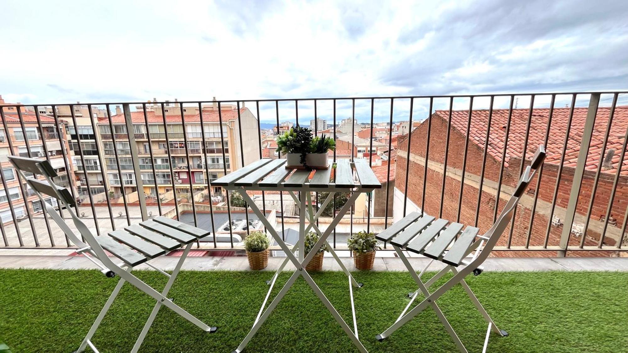 Apartamento Con Terraza By Prestigi テラサ エクステリア 写真